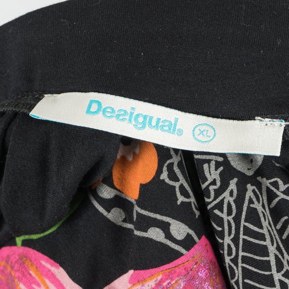 NWOT Desigual floral heart full skirt - XL ( size 12) - Picture 3 of 6